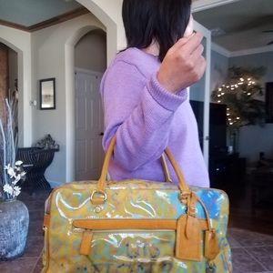 SOLD@! Louis Vuitton Monogram Vernis Weekender